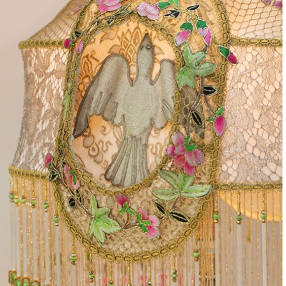 NIGHTSHADES Floor Lamp by Artist Christine Kilger, One-of-a-Kind, Victorian - Picture 6 of 14